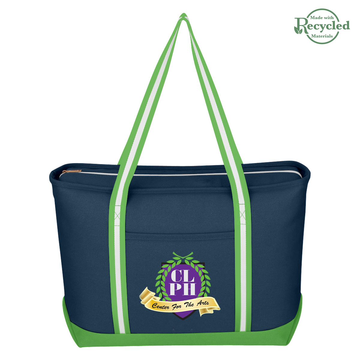 Large Cotton Canvas Admiral Tote Bag, custom tote bag with logo imprint 16