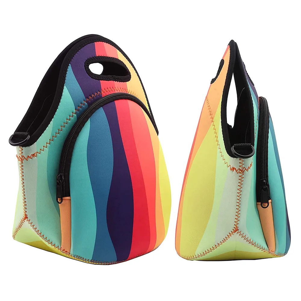 Neoprene Lunch Tote Bag with Shoulder Strap 2