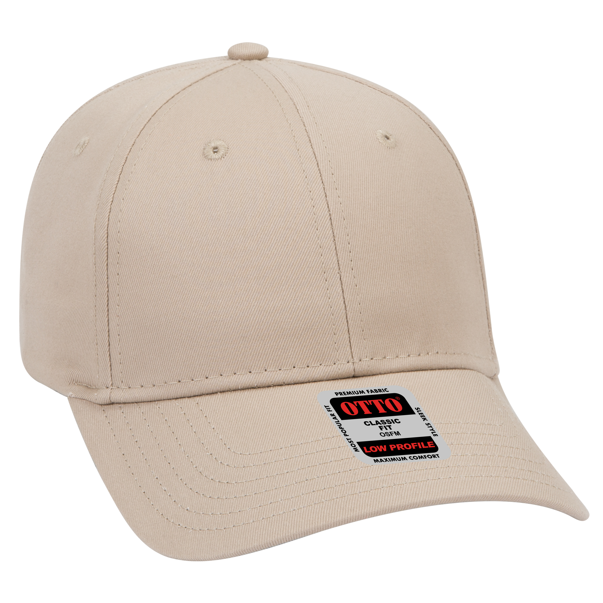 OTTO CAP 6 Panel Low Profile Baseball Cap