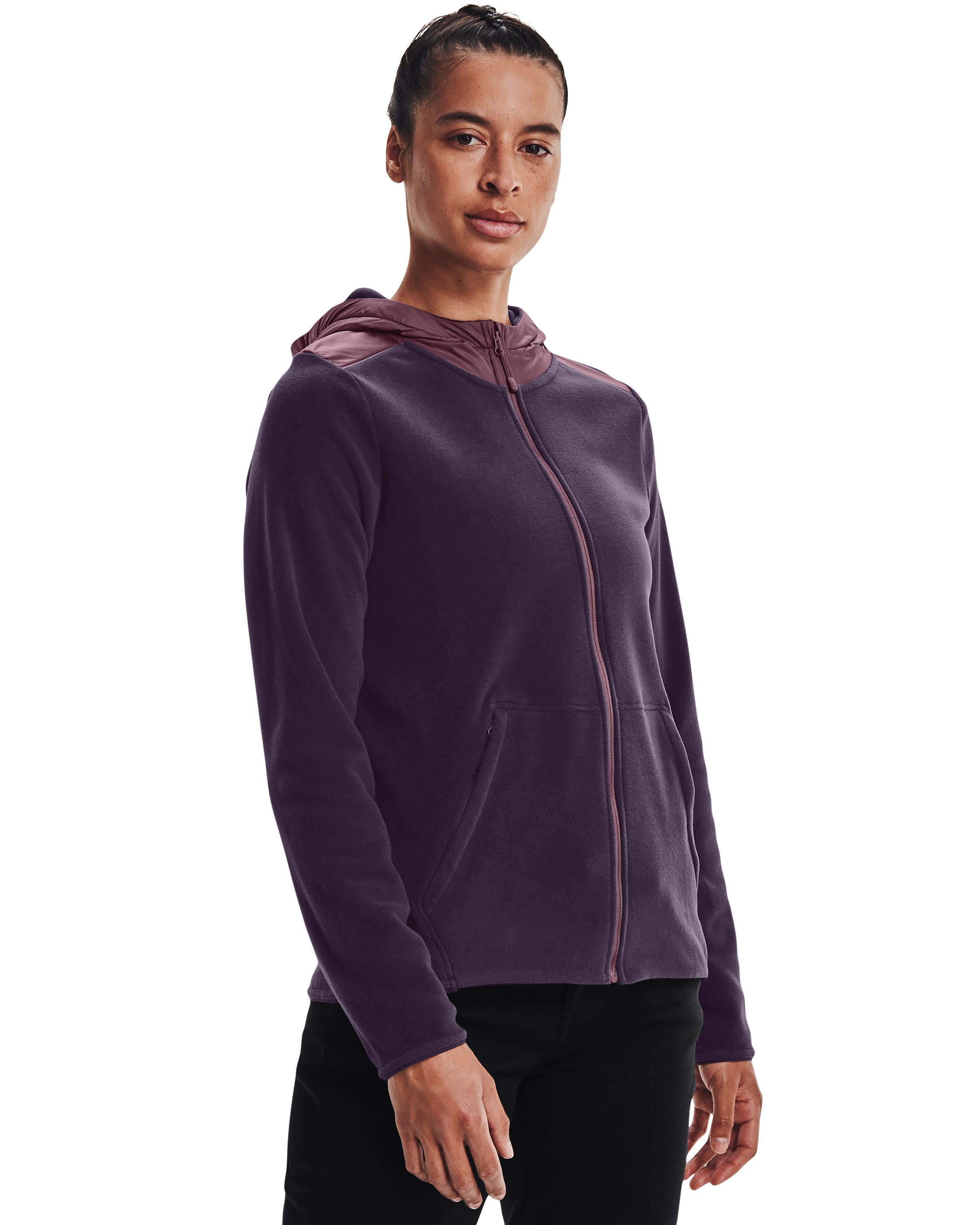 Women's UA Polartec Forge Full-Zip Hoodie, custom hoodie or sweatshirt with logo imprint 3