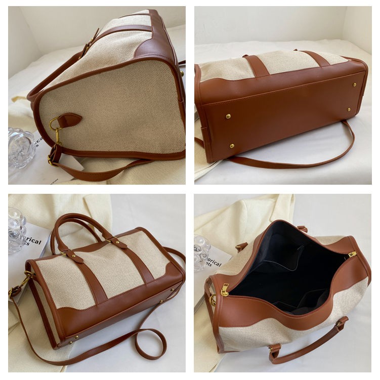 Large Capacity Canvas Portable Weekend Travel Bags 2