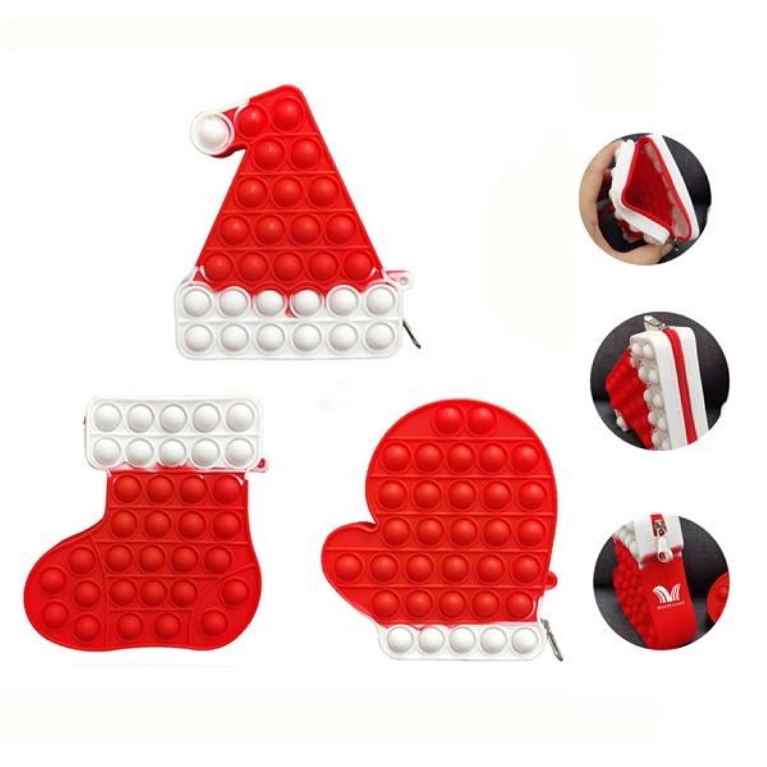 Christmas Stockings Silicone Wallet 4
