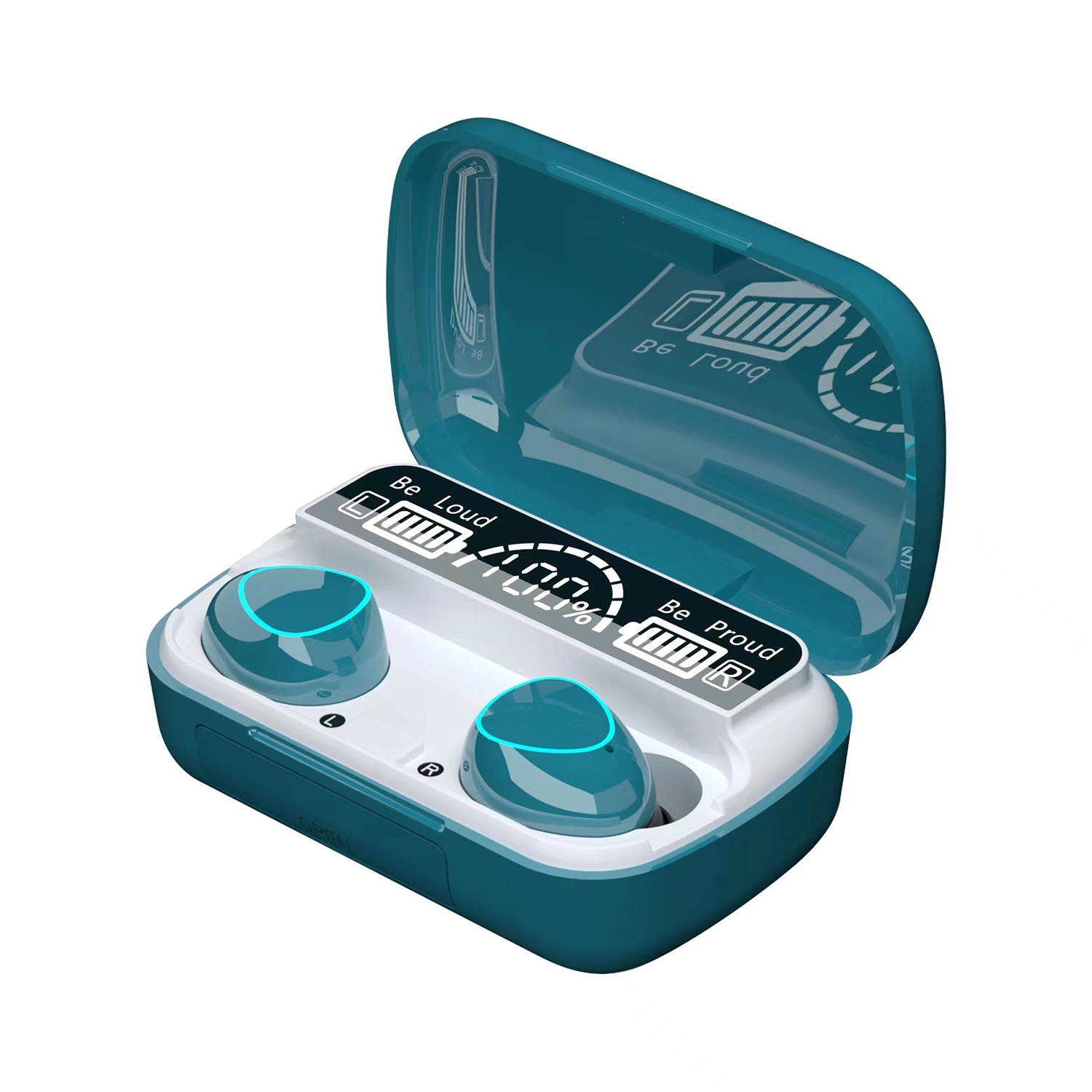 5D Surround Sound Wireless Earbuds with Charging Dock 7