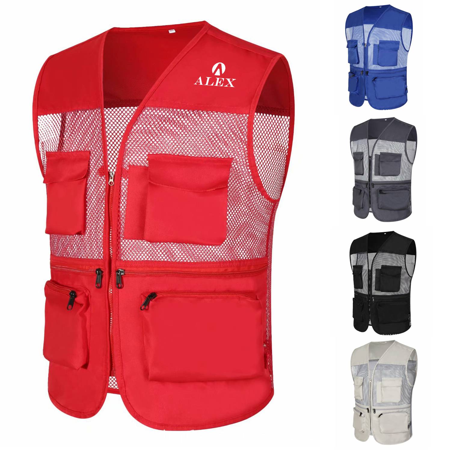 Reflective Breathable Outdoor Fluorescent Vest 4