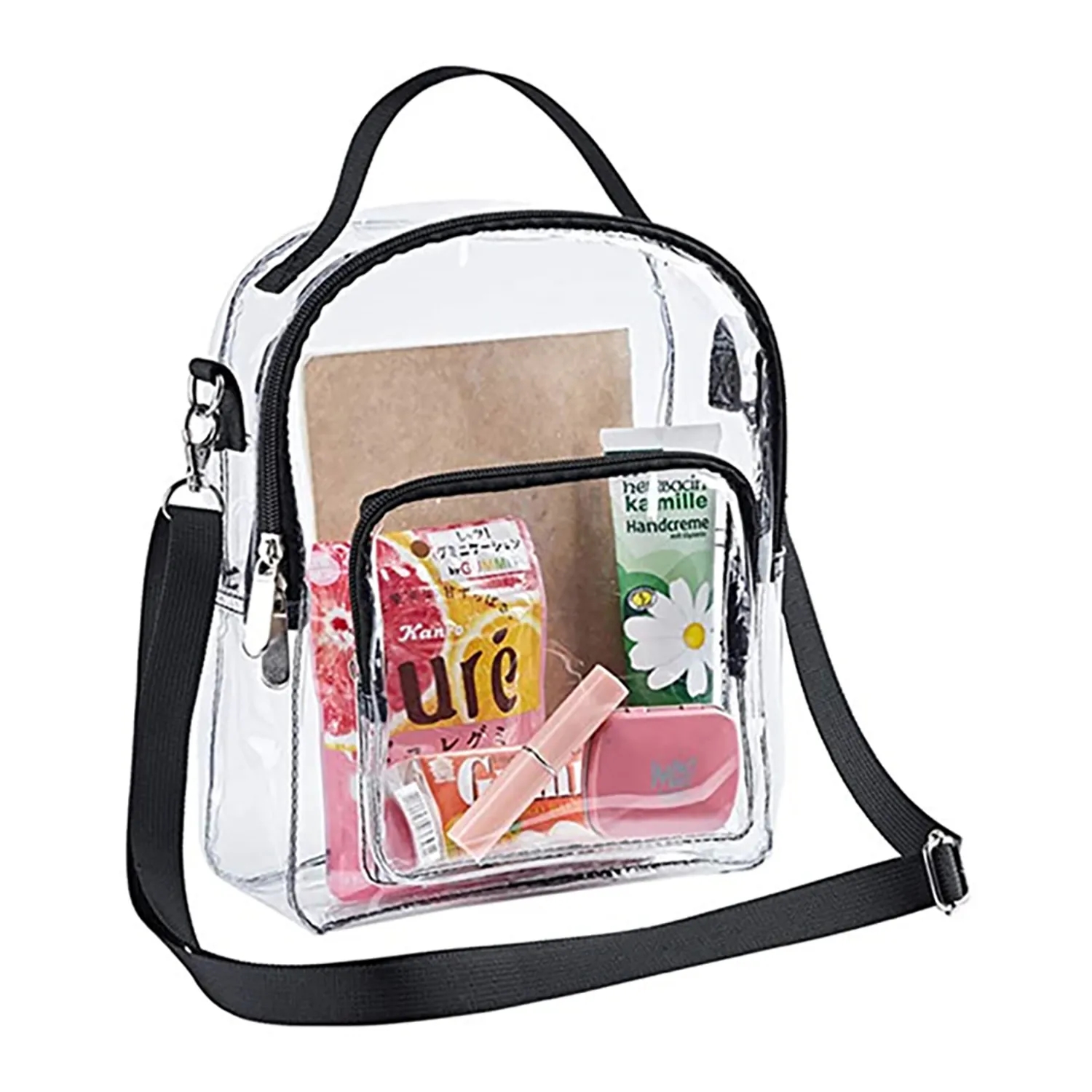 Womens Transparent Clutch Clear Purse 4
