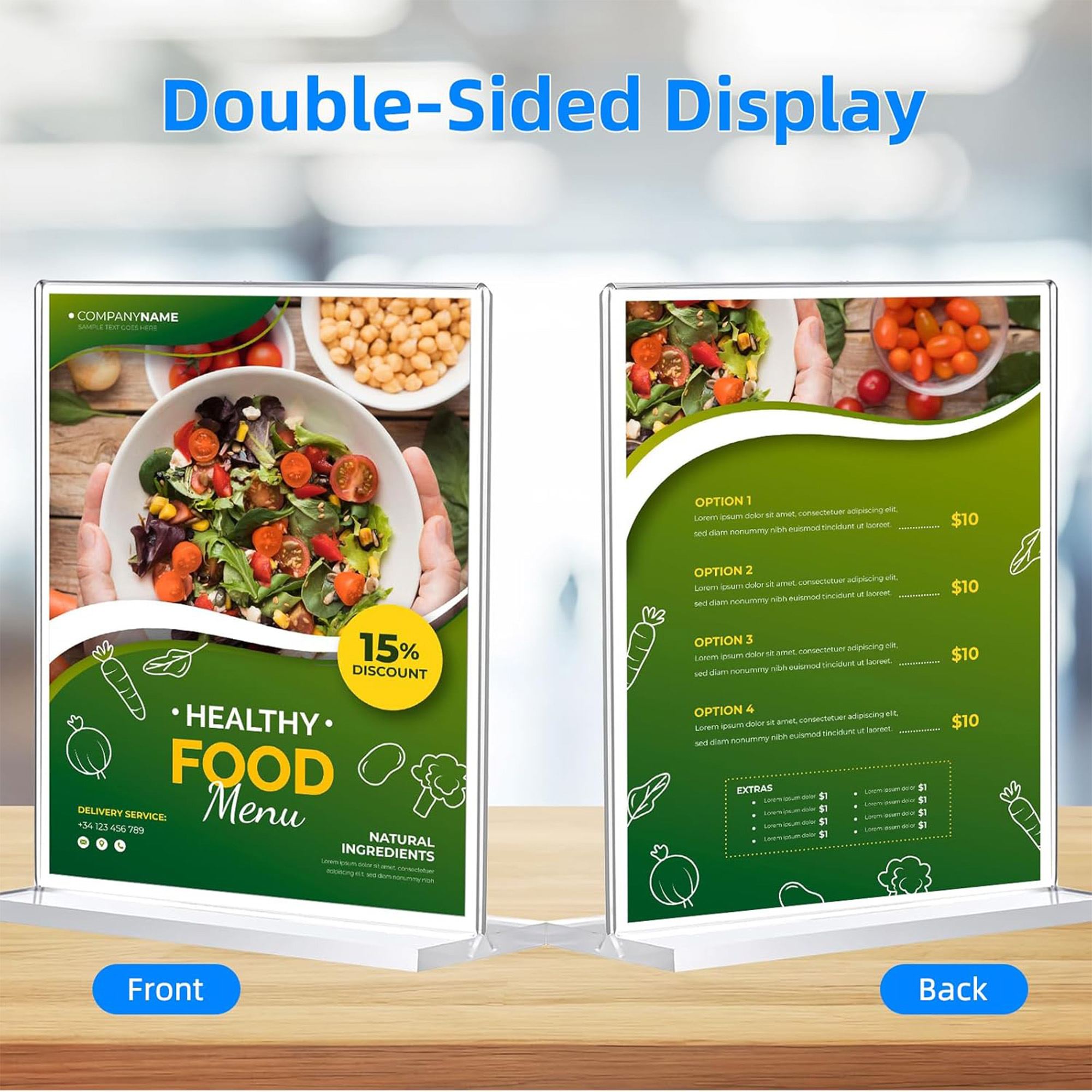 MOQ20 Double-Sided Display Stand 3