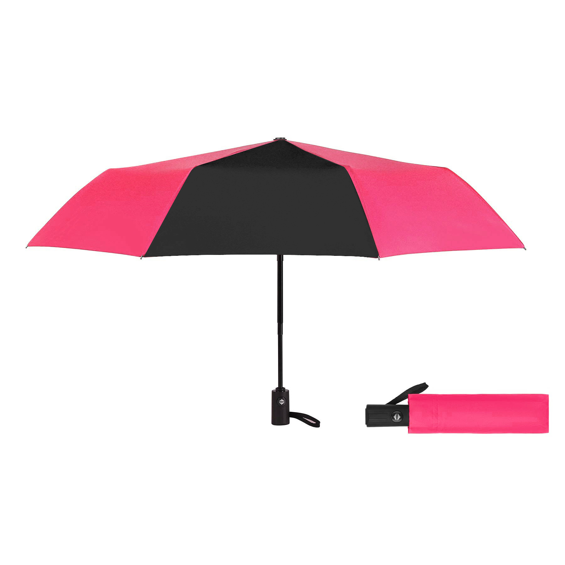 42'' Arc Auto Open+Close Telescopic Folding Umbrella 8