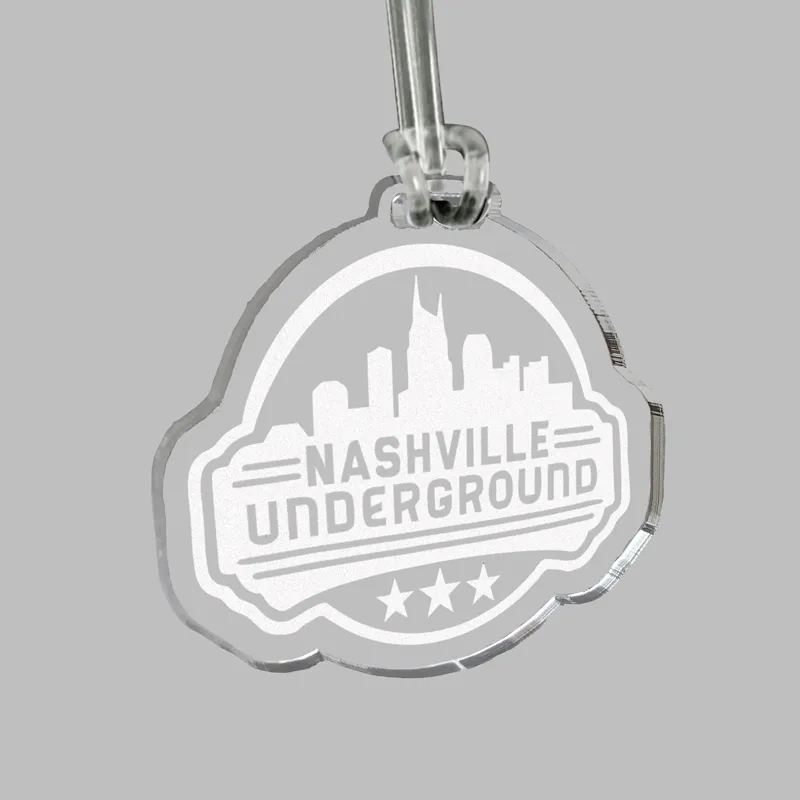 Custom Acrylic Laser Etched Bag Tag 5
