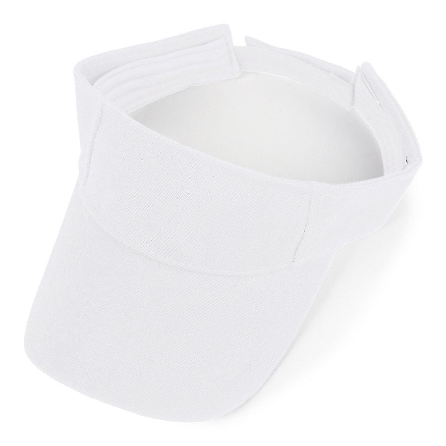 Kids' Stock Solid Color Polyester Visor - Sports Style 37