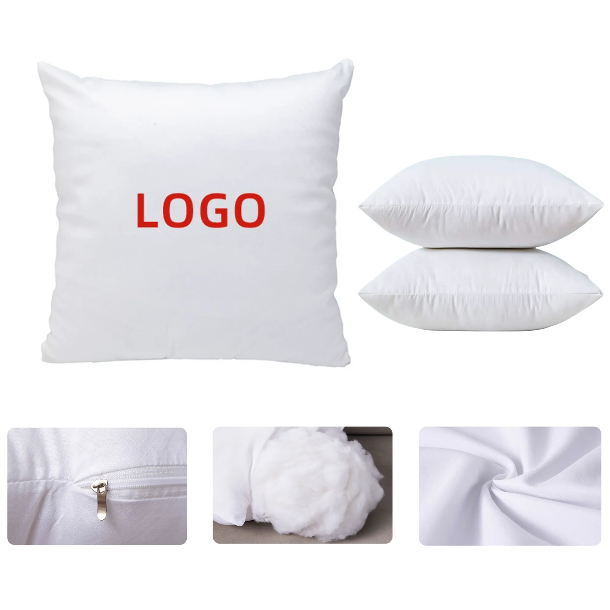 Sofa Square Throw Pillows 2