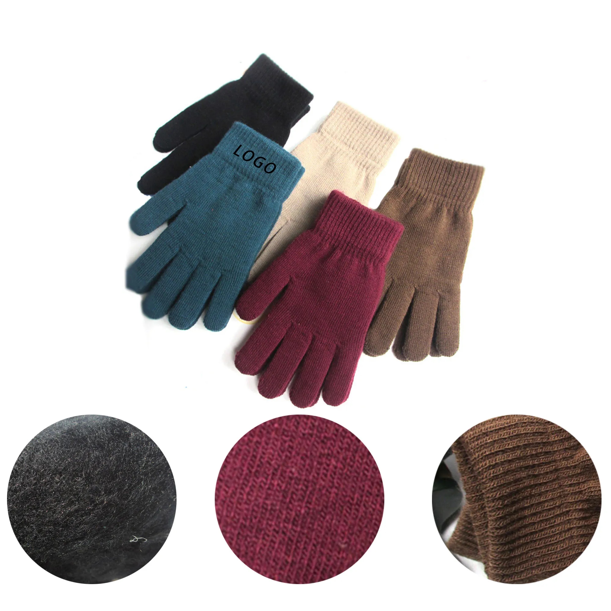 Insulated Winter Gloves With Logo For Safety, Sustainable