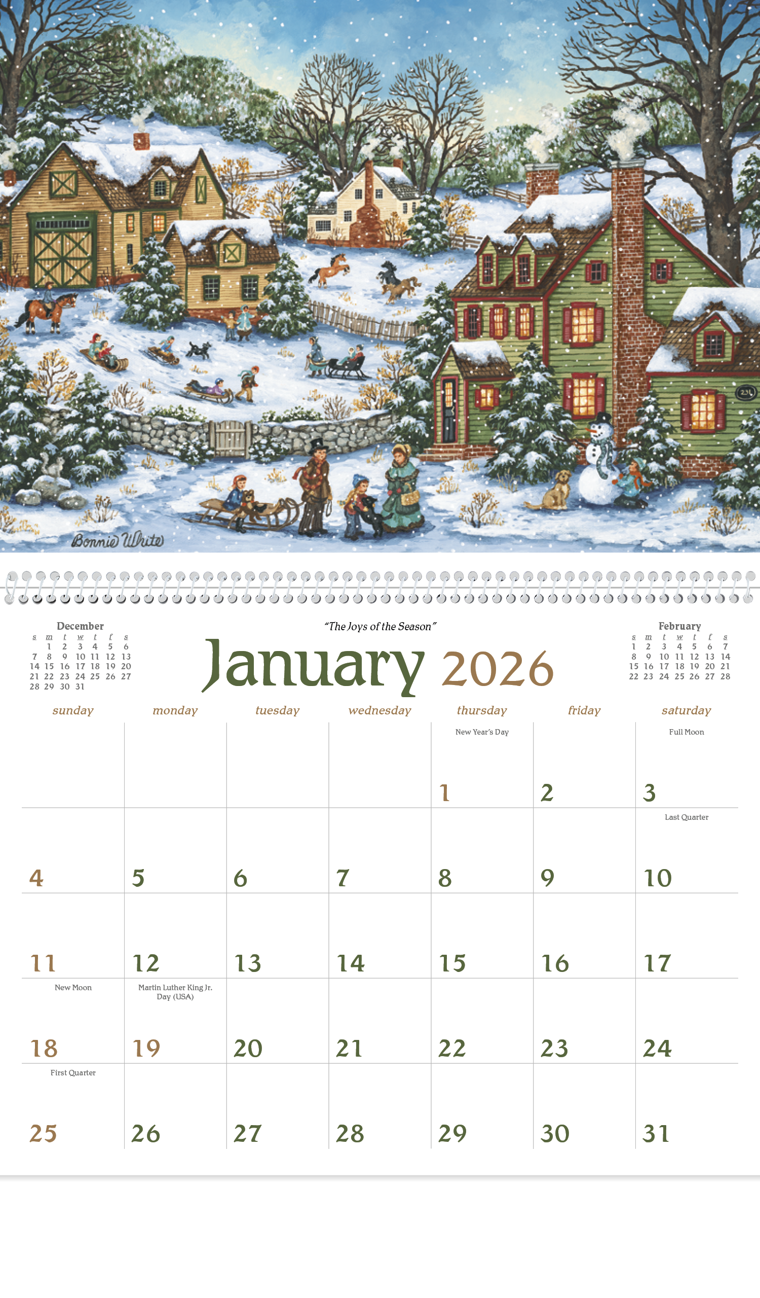 Triumph® Calendars Folk Art Calendar 9