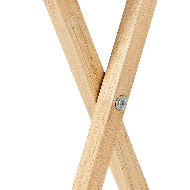 Basics Classic Tv Dinner Folding Trays With Storage Rack 5