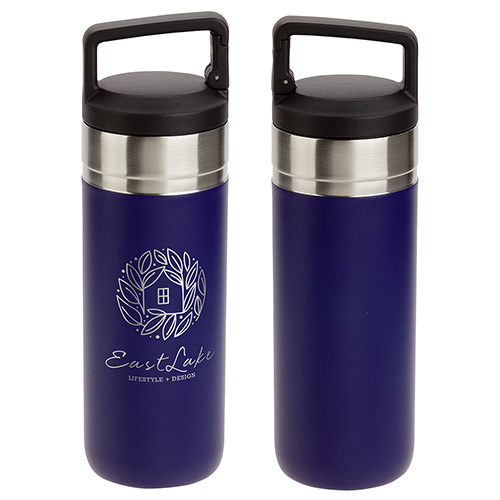 Dante 20 oz Vacuum Insulated Bottle with Carabiner Lid, custom water bottle with logo imprint 31