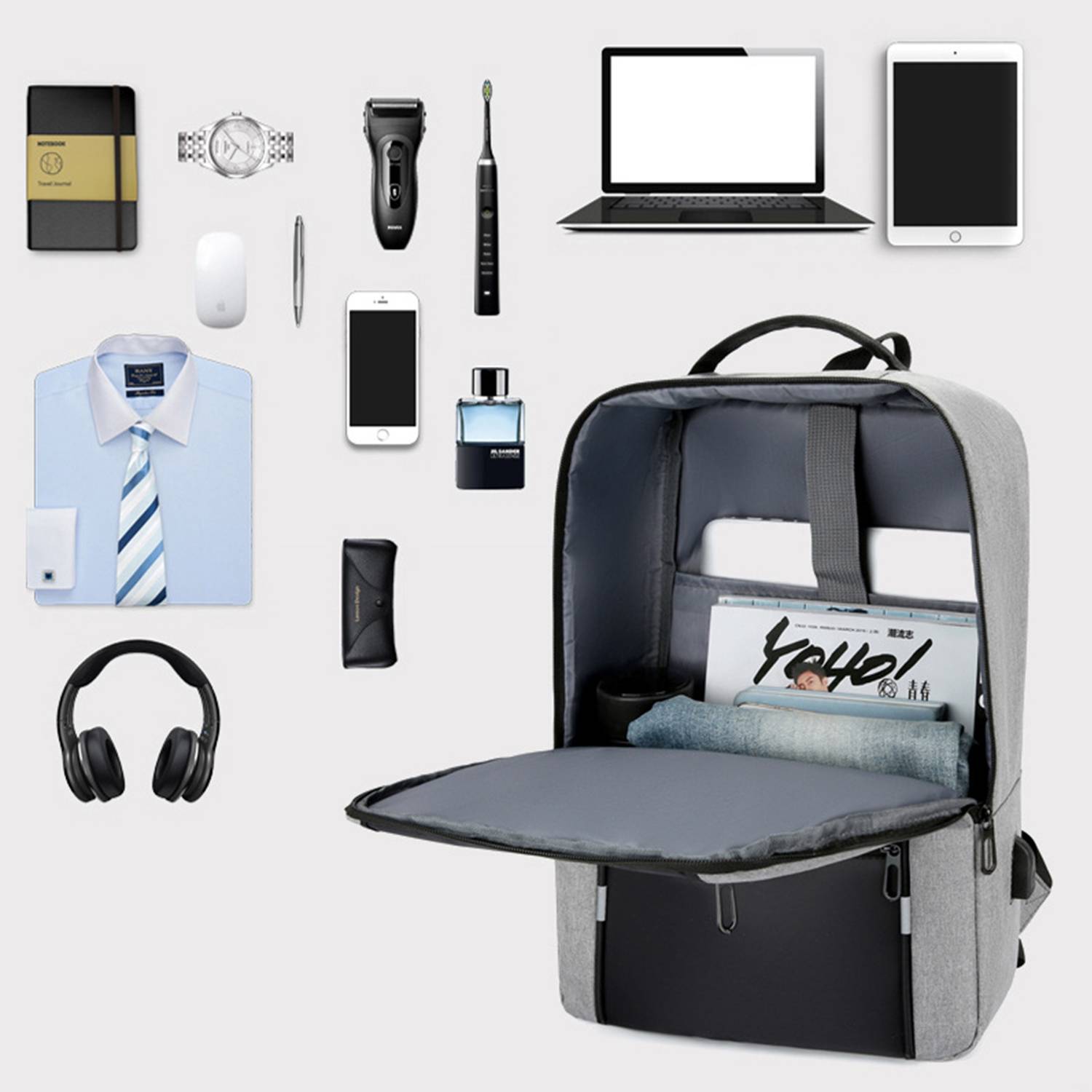 Travel Laptop Backpack w/ Usb Charging Port 2