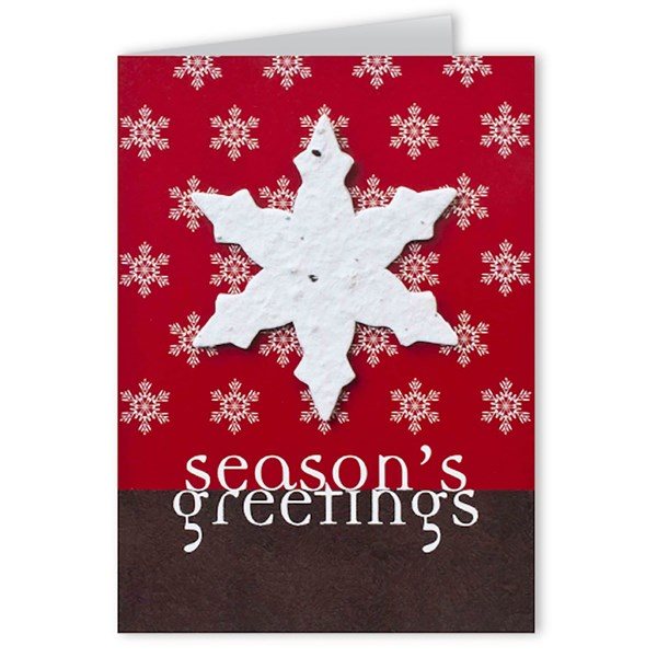 Seed Paper Shape Folding Card