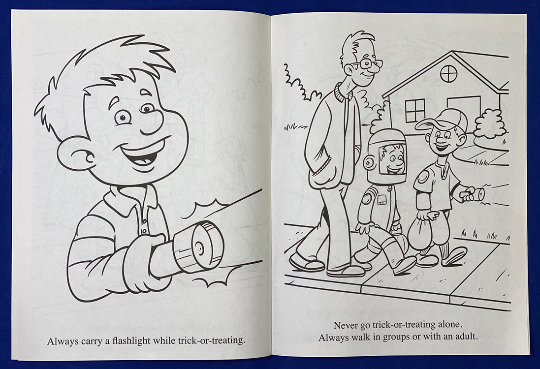 COLORING BOOK - Halloween Safety Coloring & Activity Book 2
