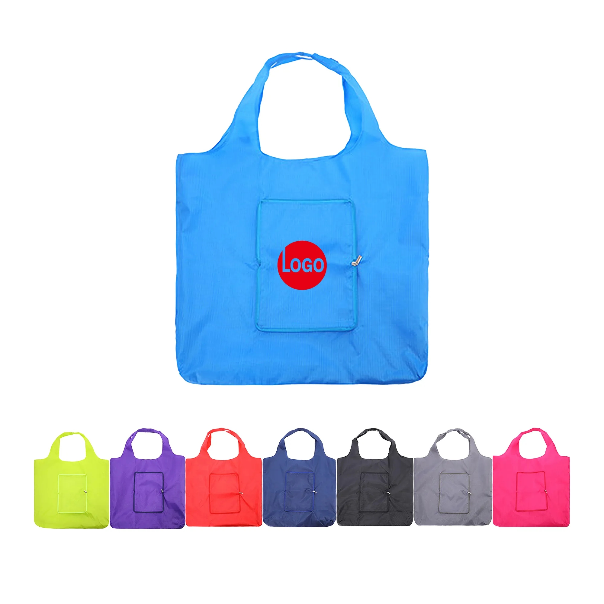 Portable Eco Tote Foldable Reinforced Shopping Bag Reusable 8