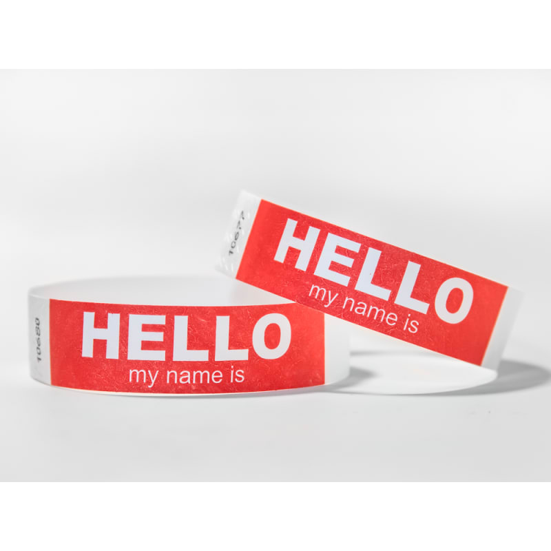 In Stock Tyvek Wristbands 98