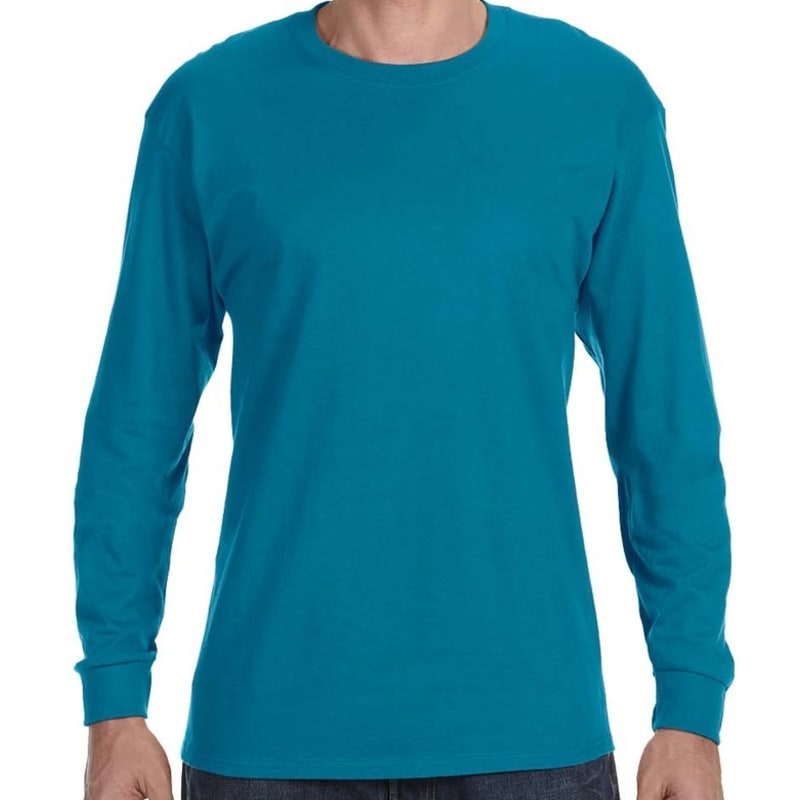 Jerzees 5.6 Oz., 50/50 Heavyweight Blend™ Long-Sleeve T-Sh 19