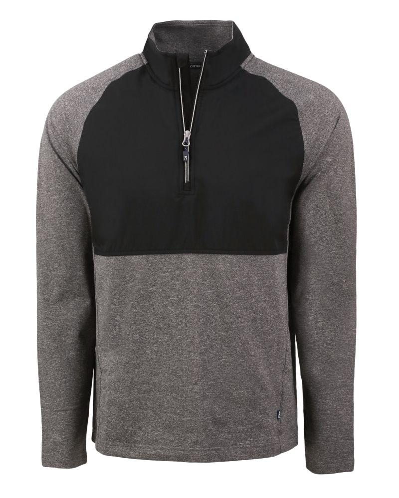 Cutter & Buck Adapt Eco Knit Hybrid Recycled Mens Quarter Zip 67