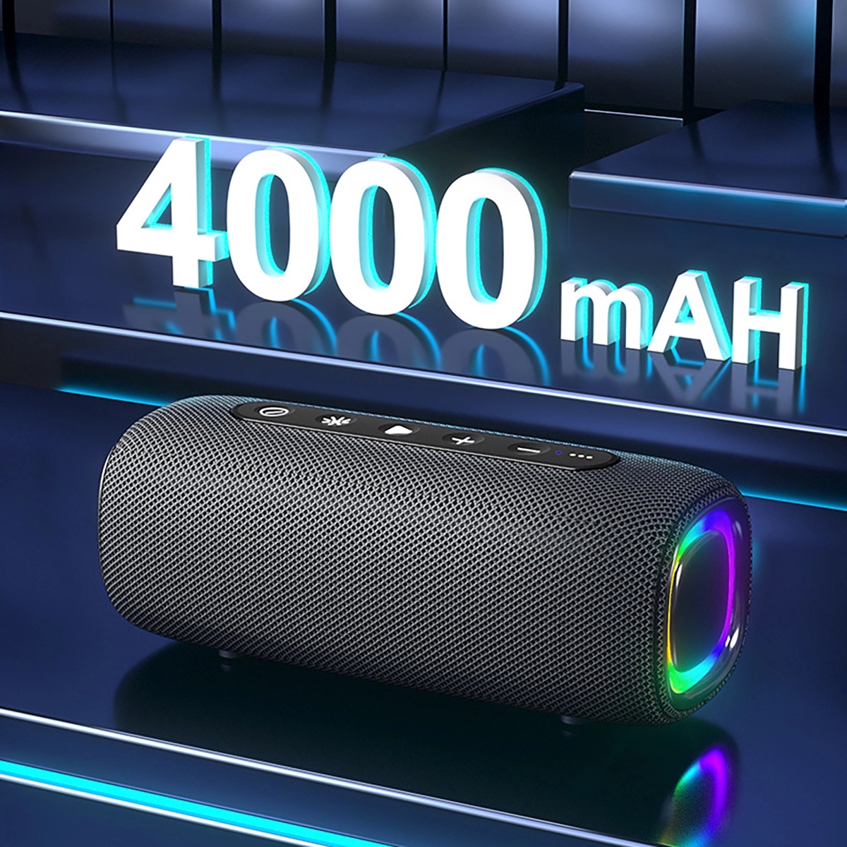 Smart Bluetooth Speaker With Rgb Light 6