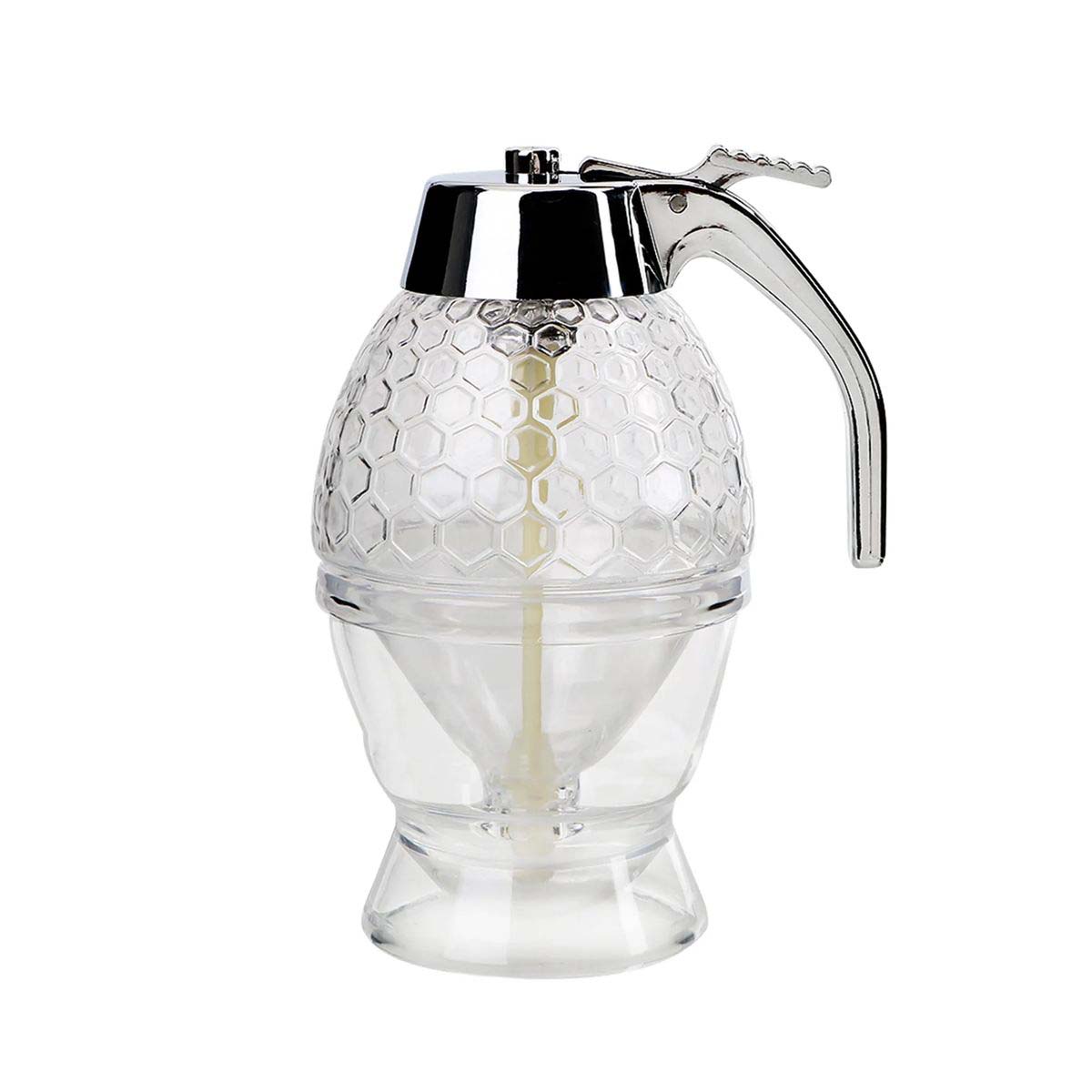 Glass Honey Jar Dispenser Airtight No Drip 1