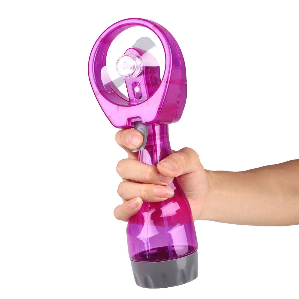 Portable Handheld Humidifier Powered Fans with Mist 7