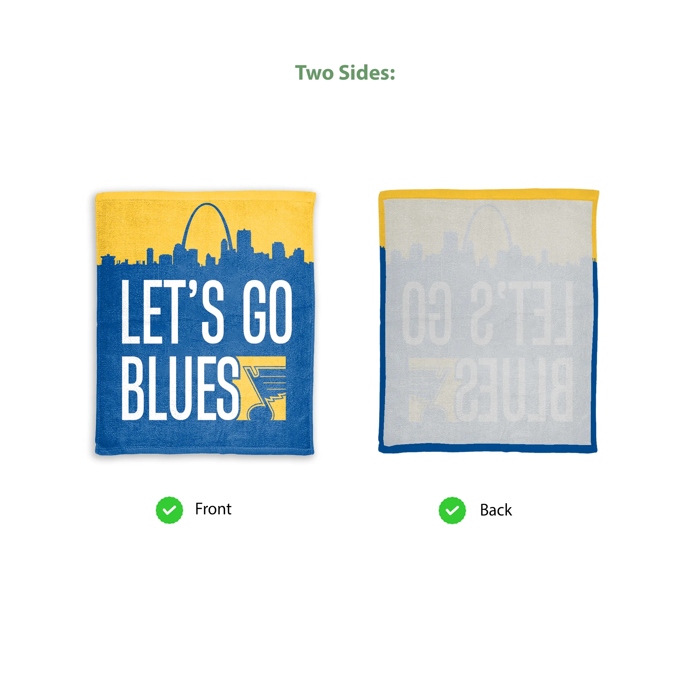11" x 18" Custom Cotton Rally Towel 5