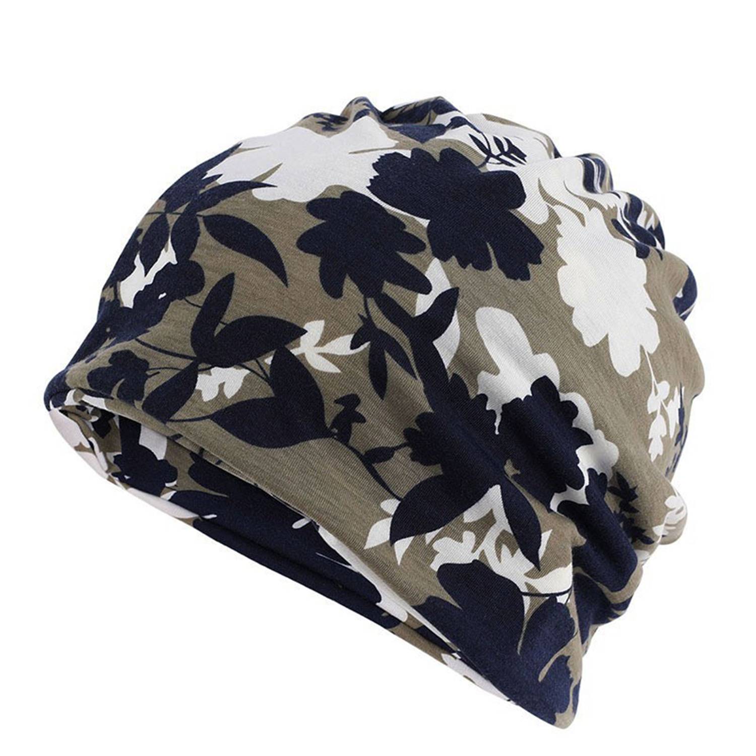 Women's Soft Stylish Acrylic Caps w/ Floral Print 7