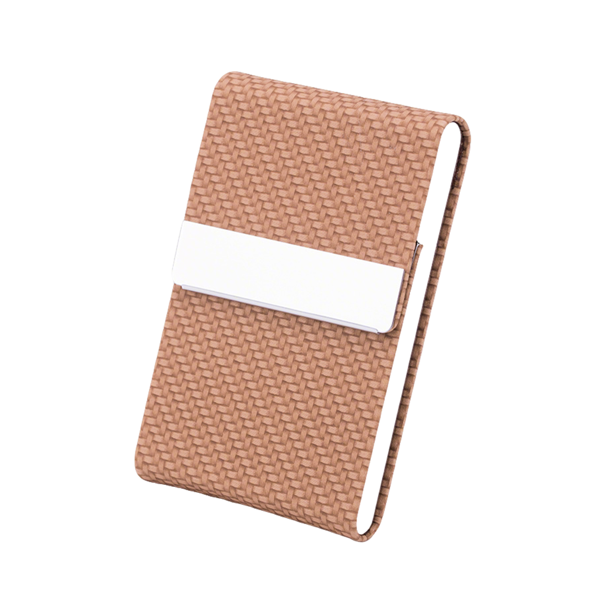 Polyurethane Leather Magnetic Business Card Holder Pocket Size 9