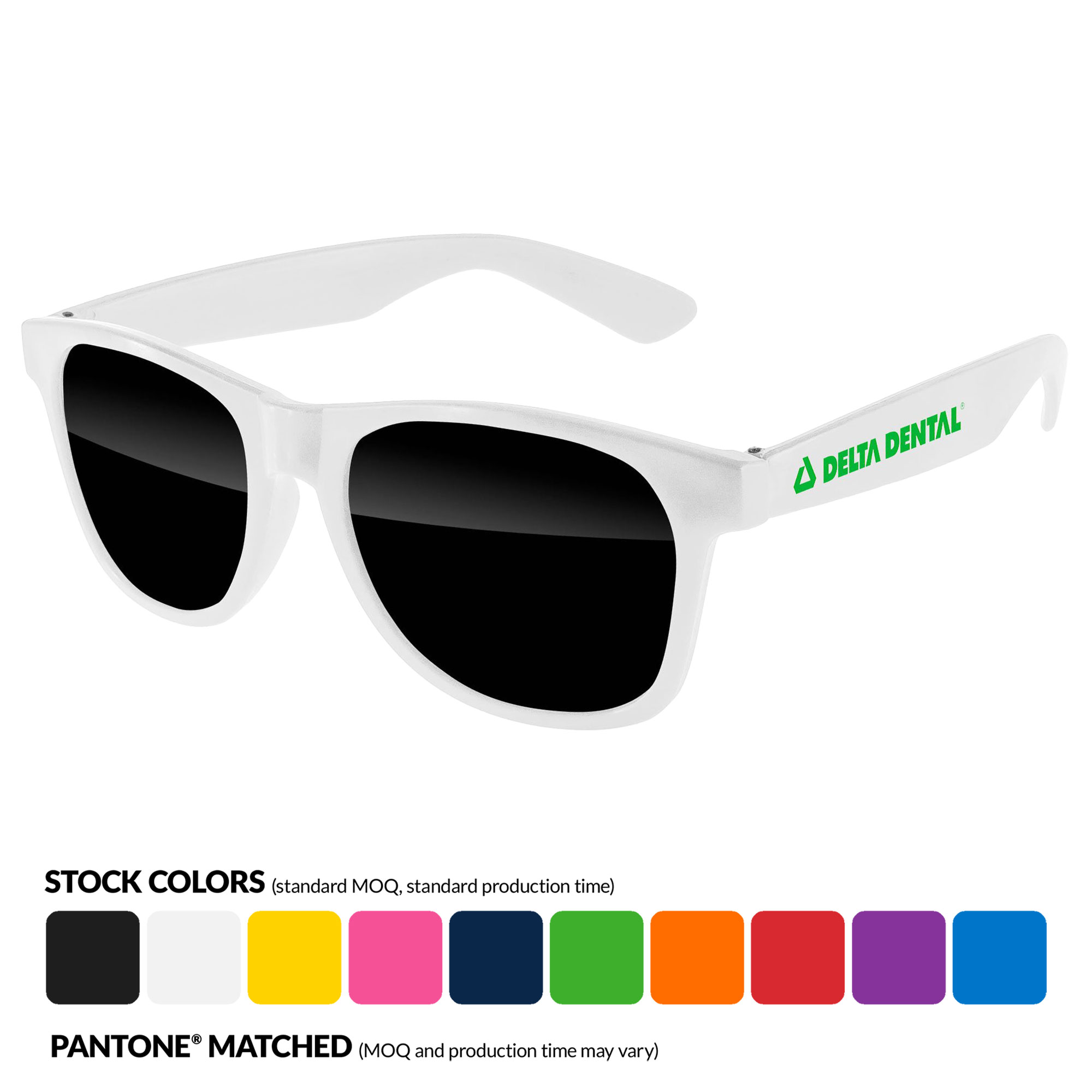 Value Retro Sunglasses w/1 Color Temple Imprint 10