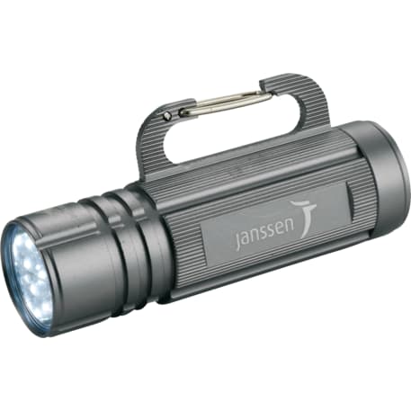 High Sierra® Carabiner Hook Flashlight 12