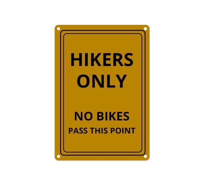 Custom Trail Markers Signs (1ft x 1ft/Sqft) 3