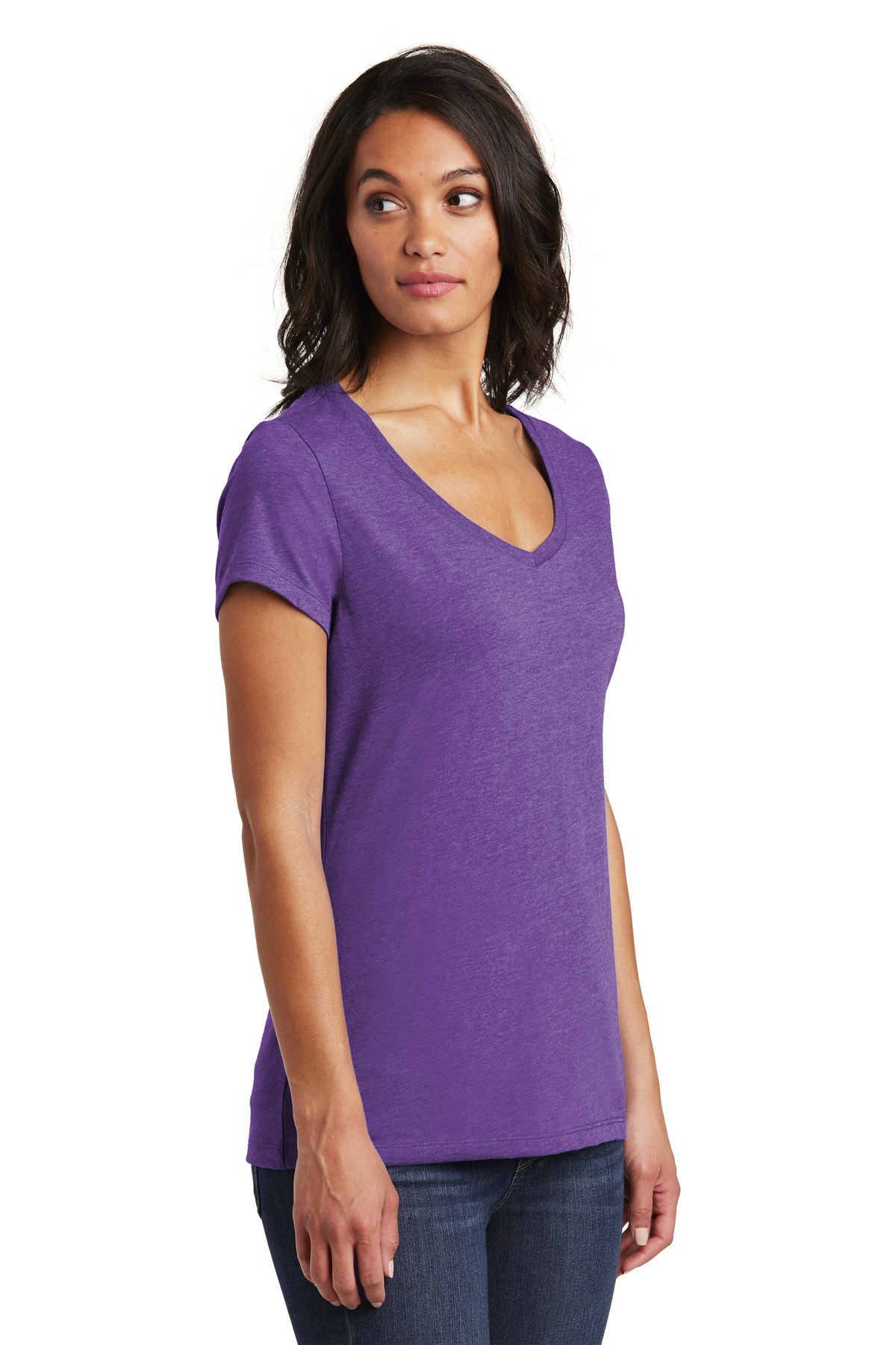 District Women's Very Important Tee V-Neck. DT6503 96