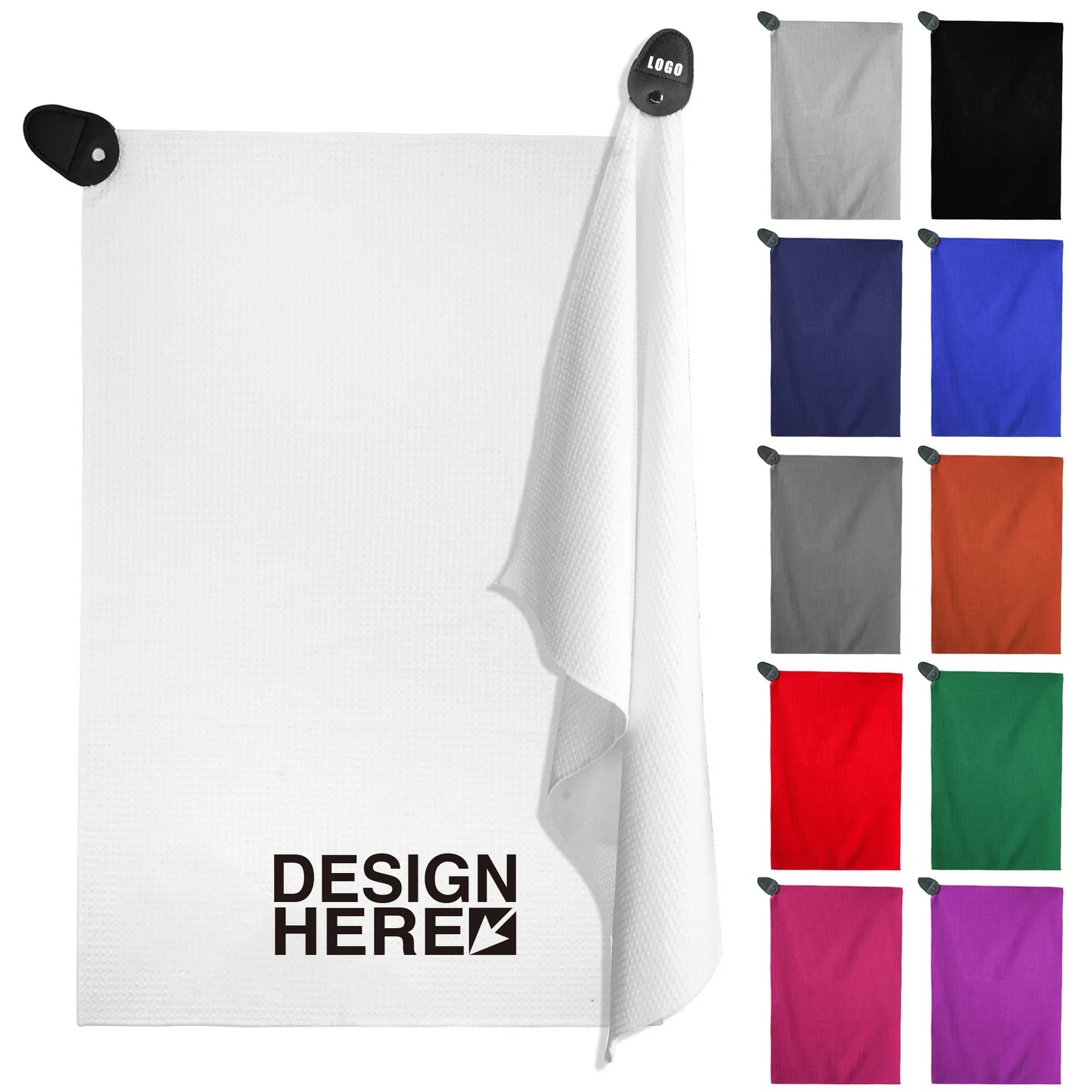 Magnetic Microfiber Golf Towels 3