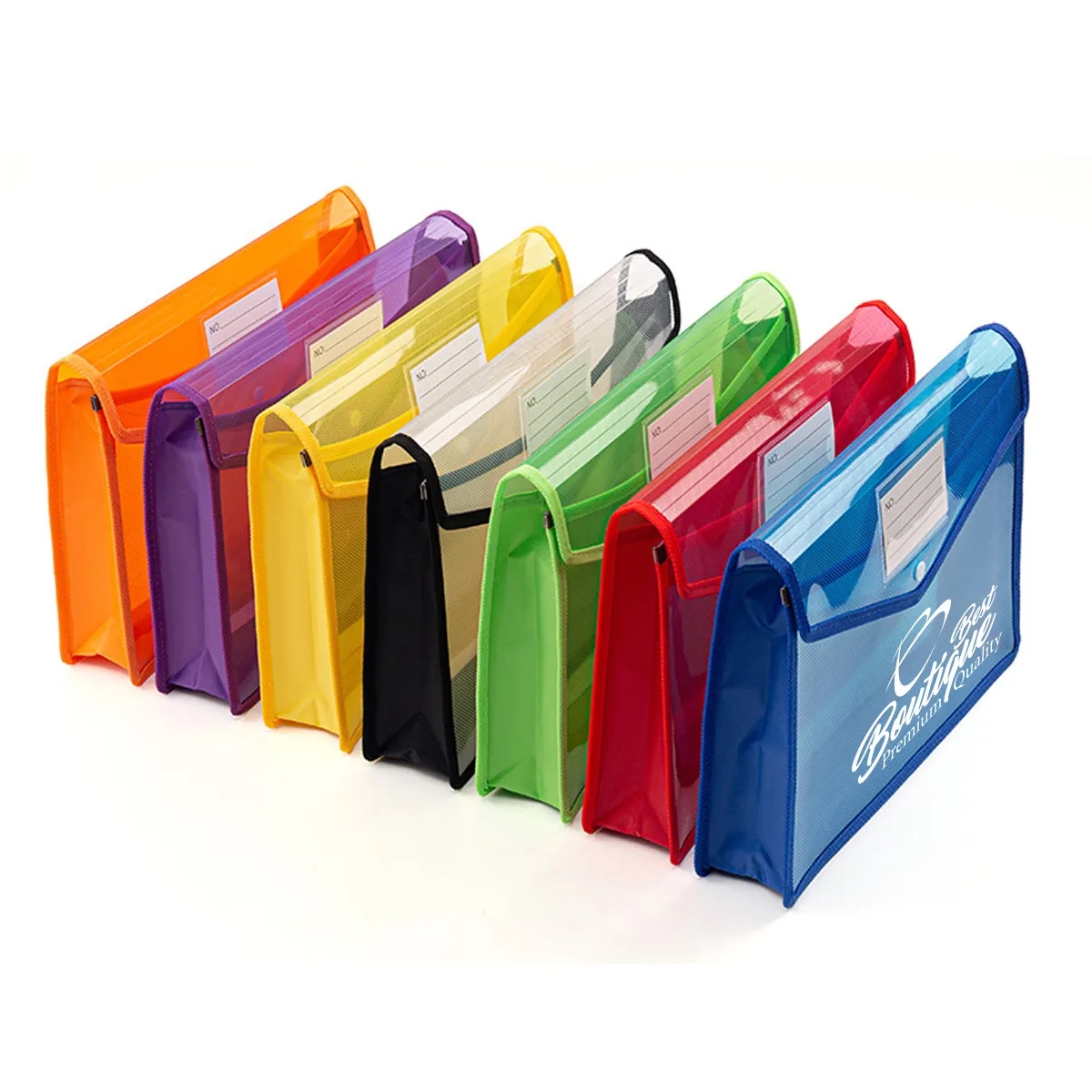 Waterproof Plastic A4 Size Document File Folder with Label 3