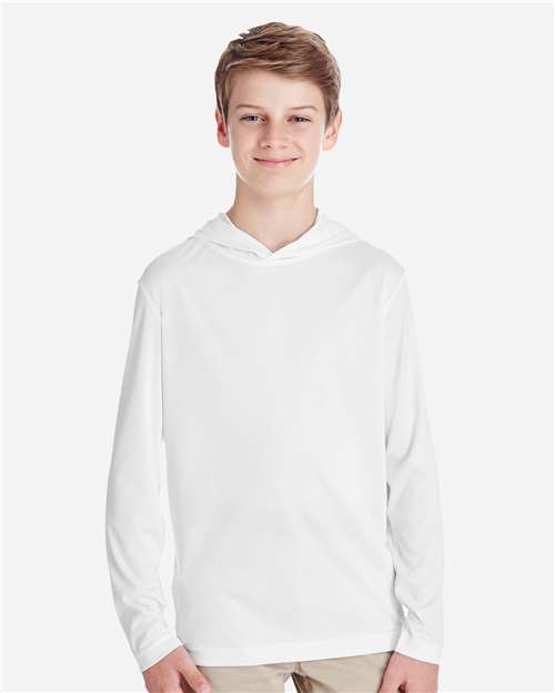Youth Zone Performance Hooded Long Sleeve T-Shirt - TT41Y 30