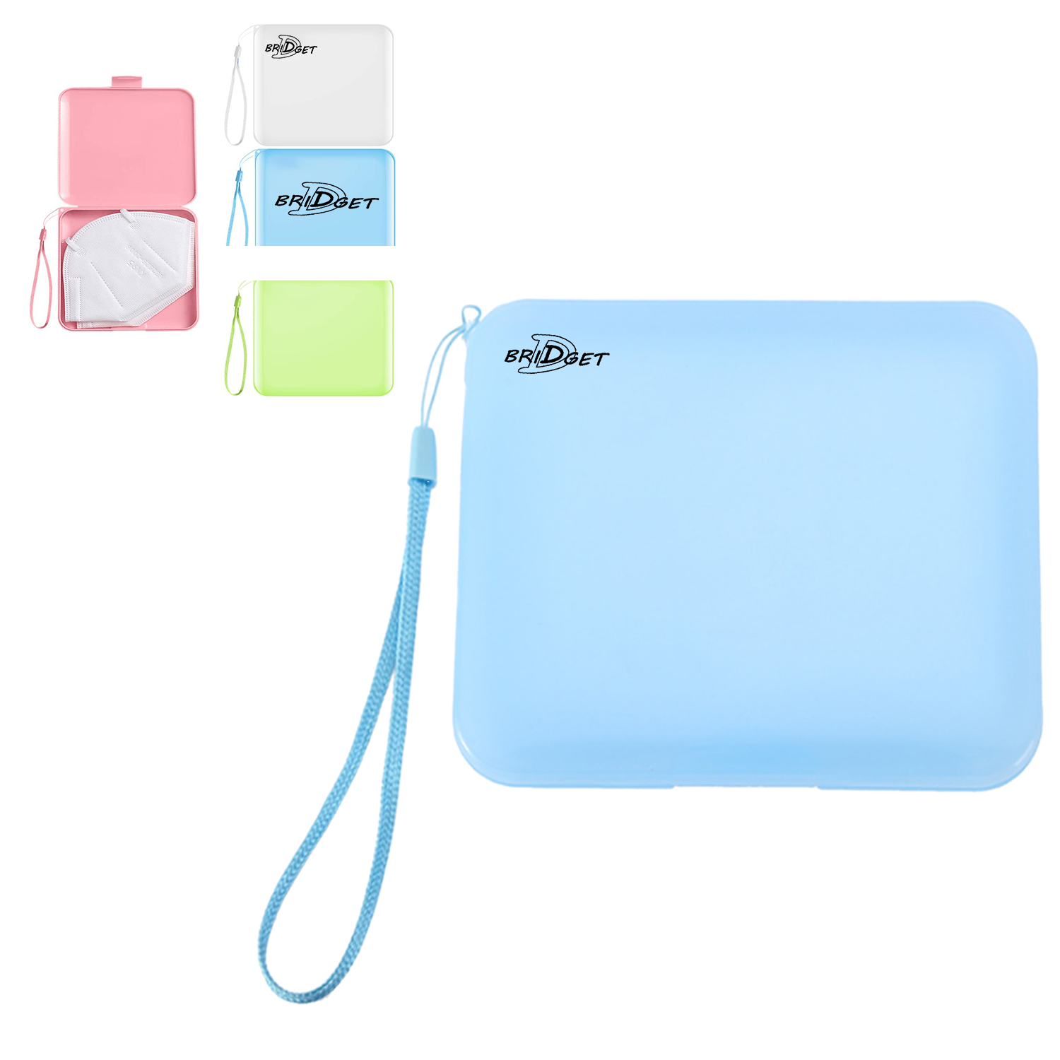 Dust-proof Antibacterial Plastic Face Mask Storage Case 2
