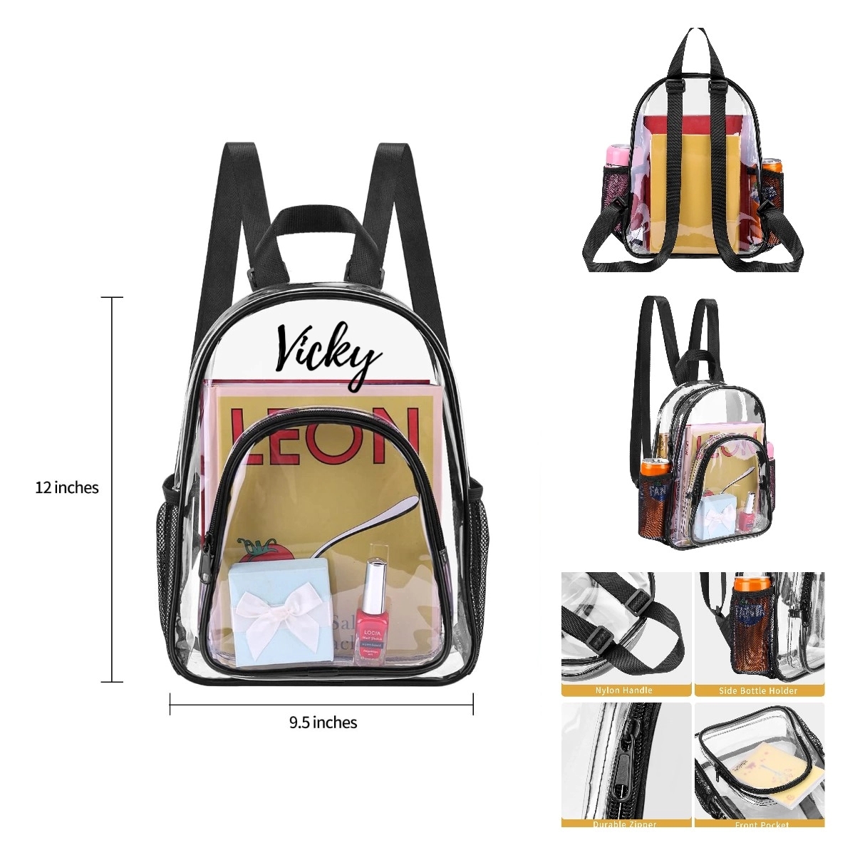 Small Clear Backpack 8