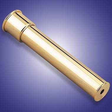 GOLD PLATED KALEIDOSCOPE W/ ROTATING CHAMBER 2