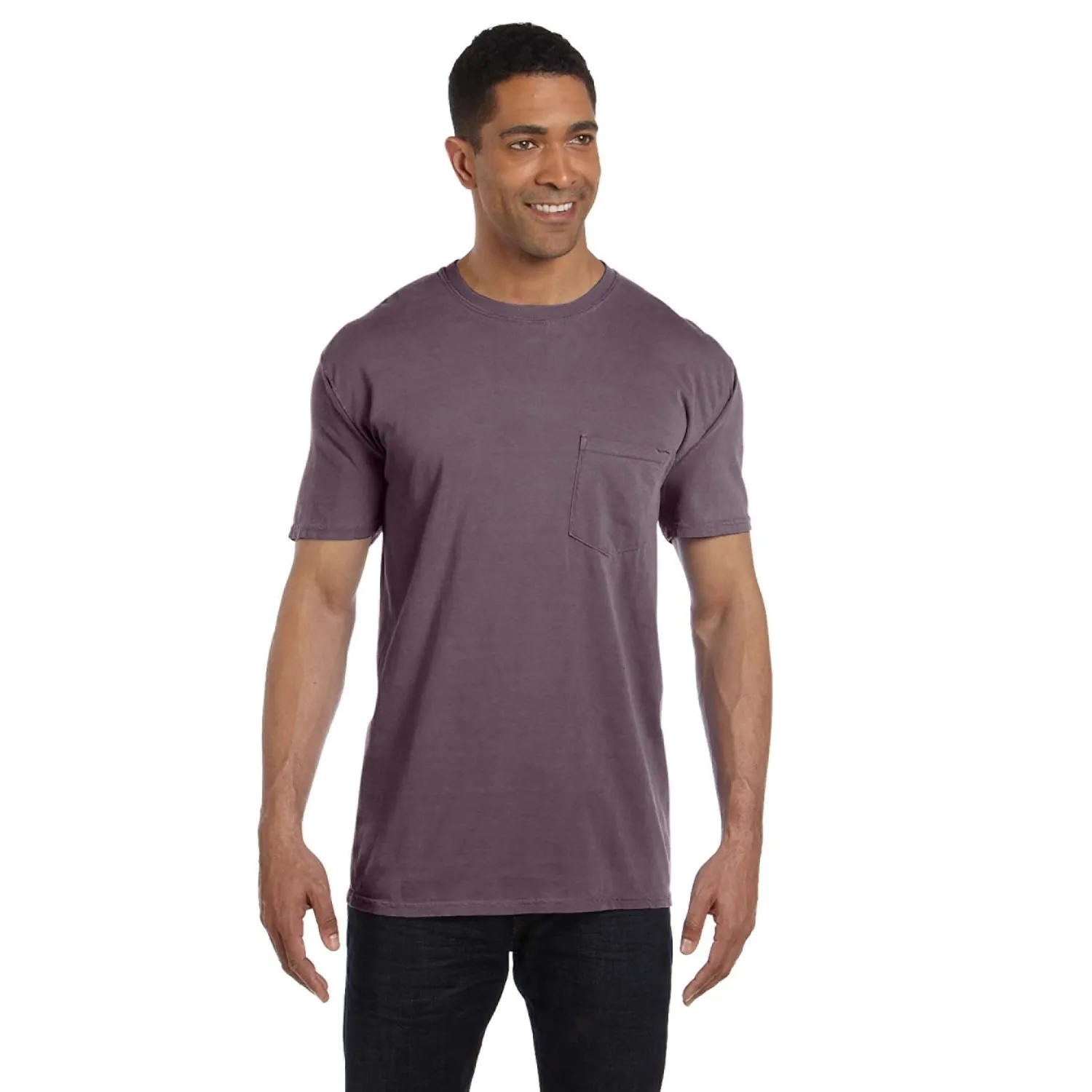 COMFORT COLORS ADULT HEAVYWEIGHT 6.1 OZ. POCKET T-SHIRT 38