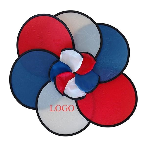 Foldable Pocket Flyer Disc with logo 2