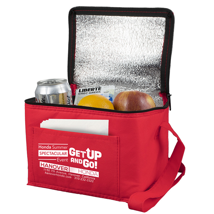 8" W x 6" D x 6" H - "Cool-It" Non-Woven Insulated Cooler Bag 34