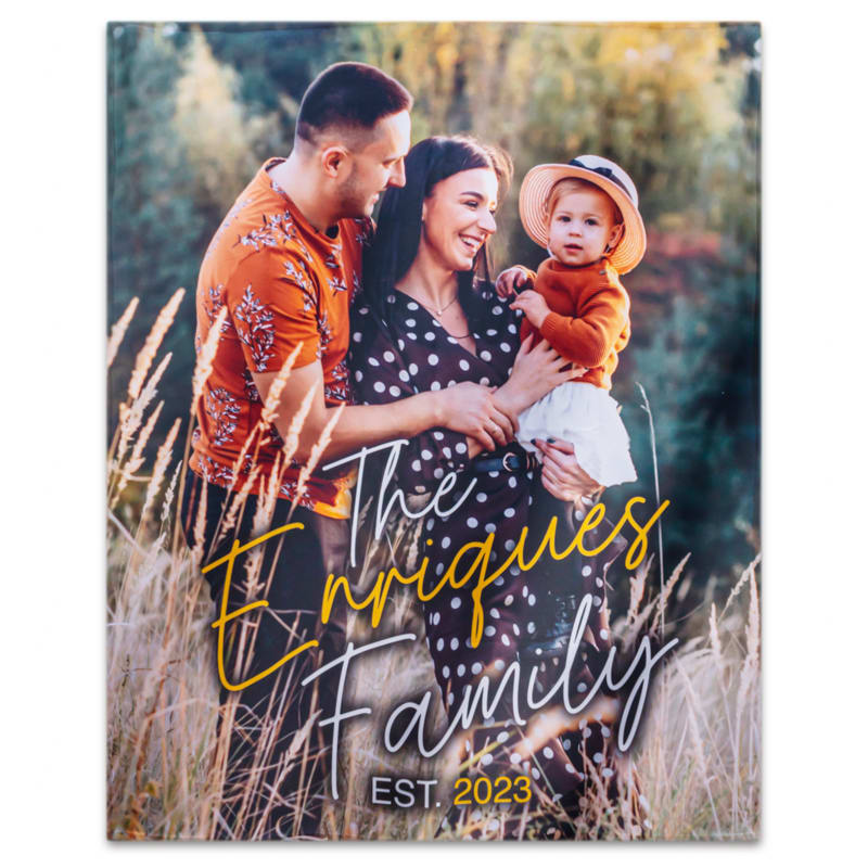Custom Plush Fleece Photo Blanket 4