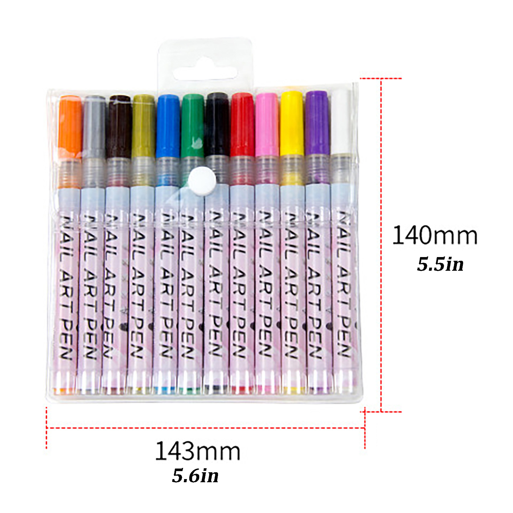 12 Colors Nail Art Graffiti Pen 15