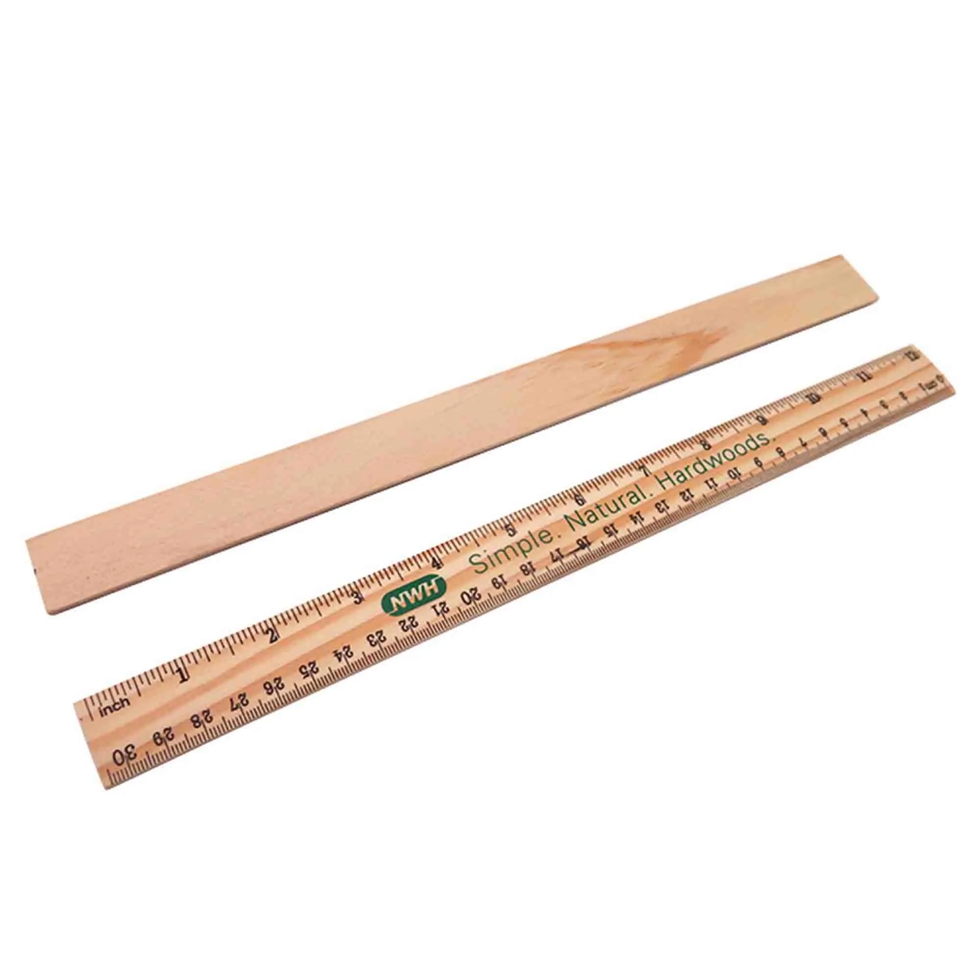Natural Finish Flat Eco-Friendly Wooden Ruler 5