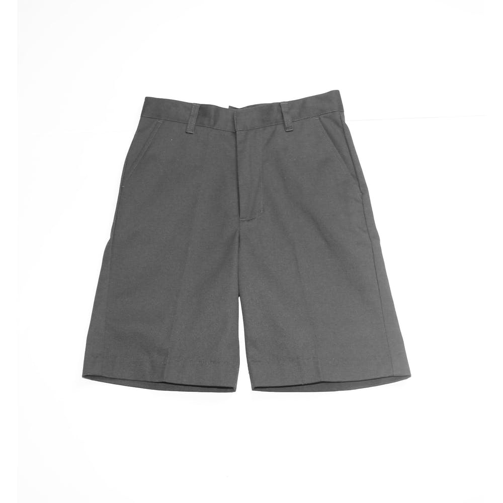 Boys' Uniform Shorts - Size 8 - 20 Gray Flat Front 2