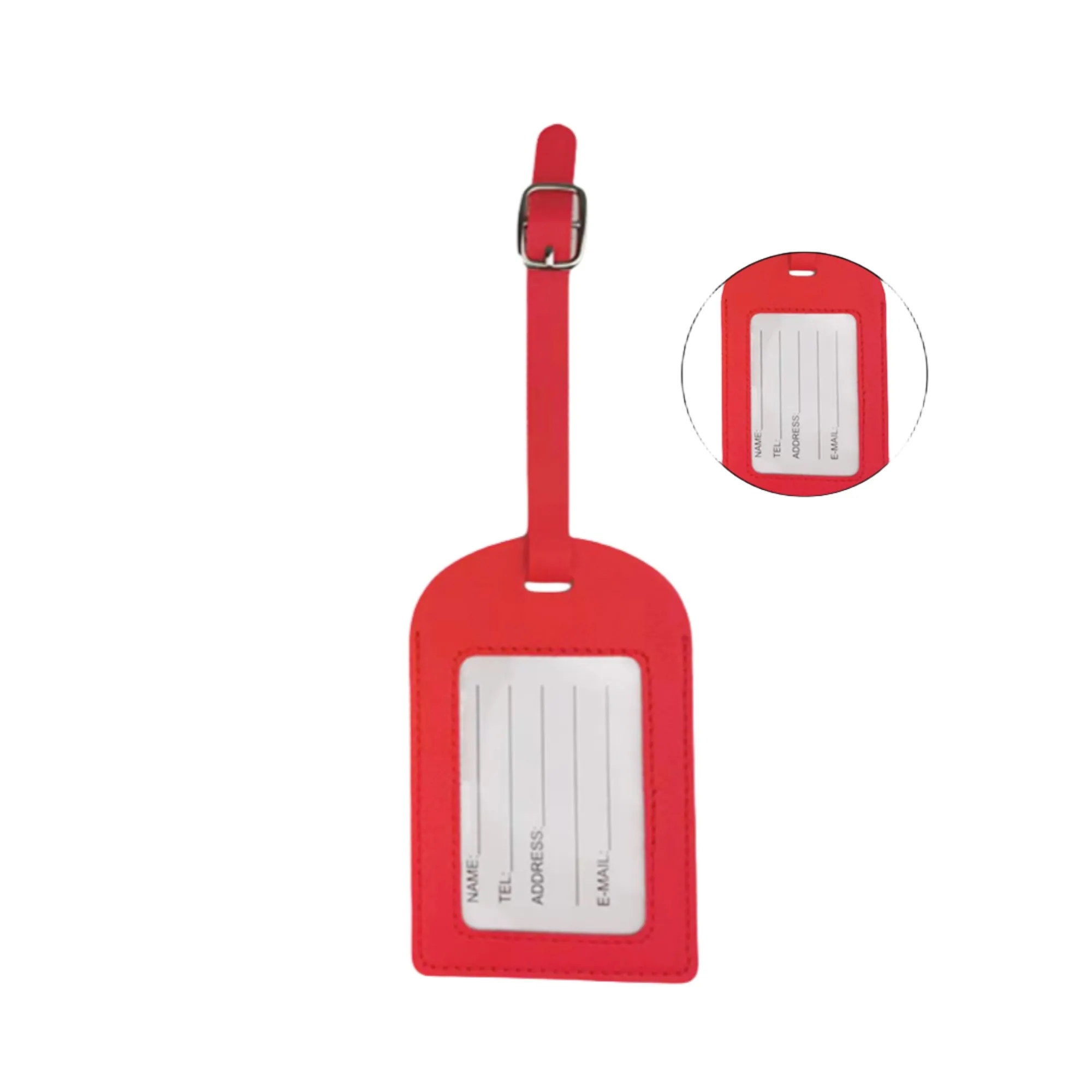 Dual Flip Multifunctional Thickened PU Luggage Tag 22