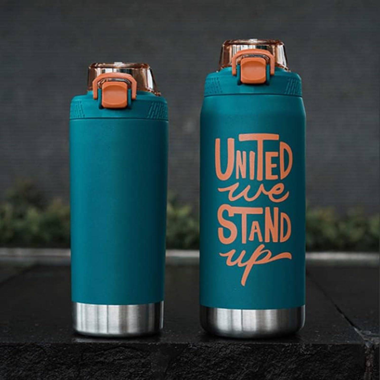 38OZ Double Wall Insulated Vacuum Bottle Tumbler 1